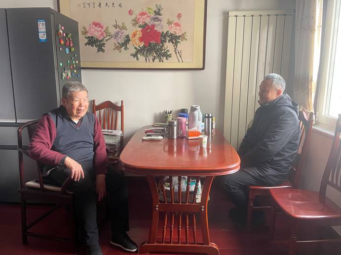 看望叶天竺局长